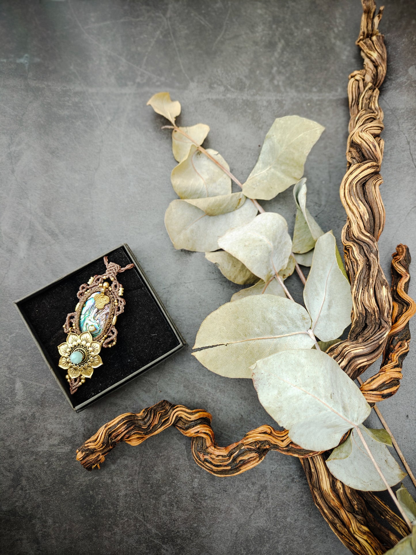 Flora - Abalone Shell Pendant