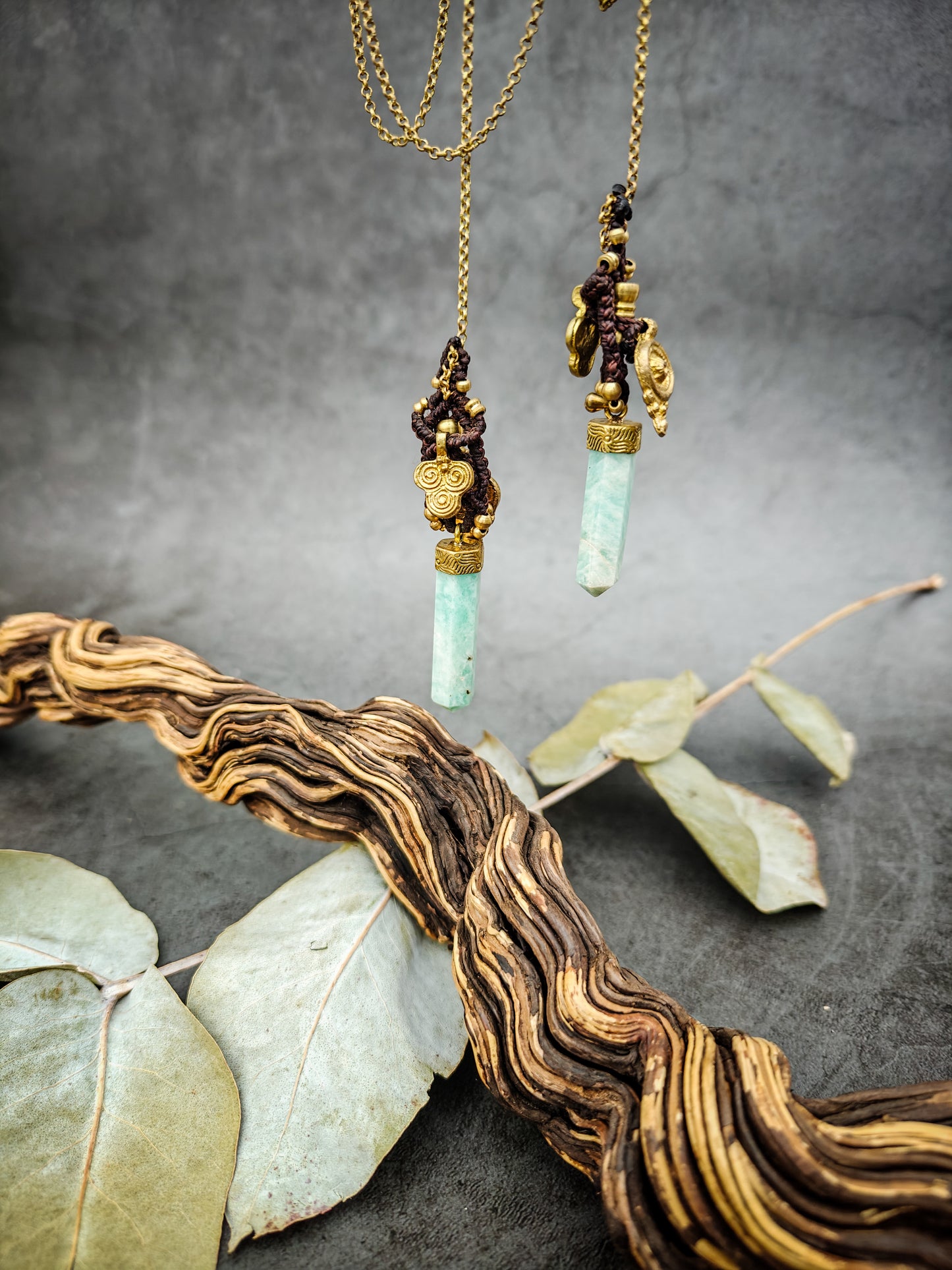 Avalon’s Myst - Amazonite Face Chain