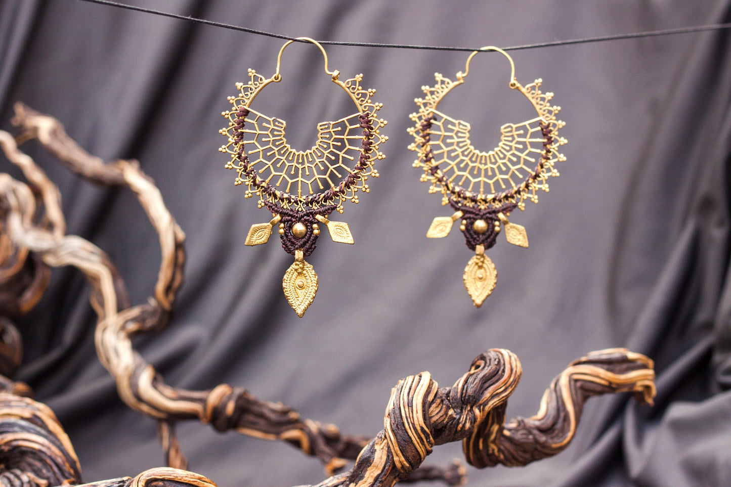 Amara's Twilight - Statement Earrings