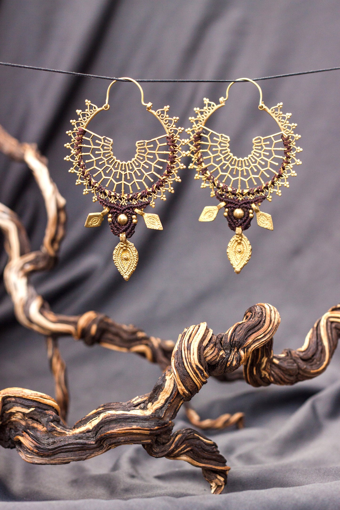 Amara's Twilight - Statement Earrings