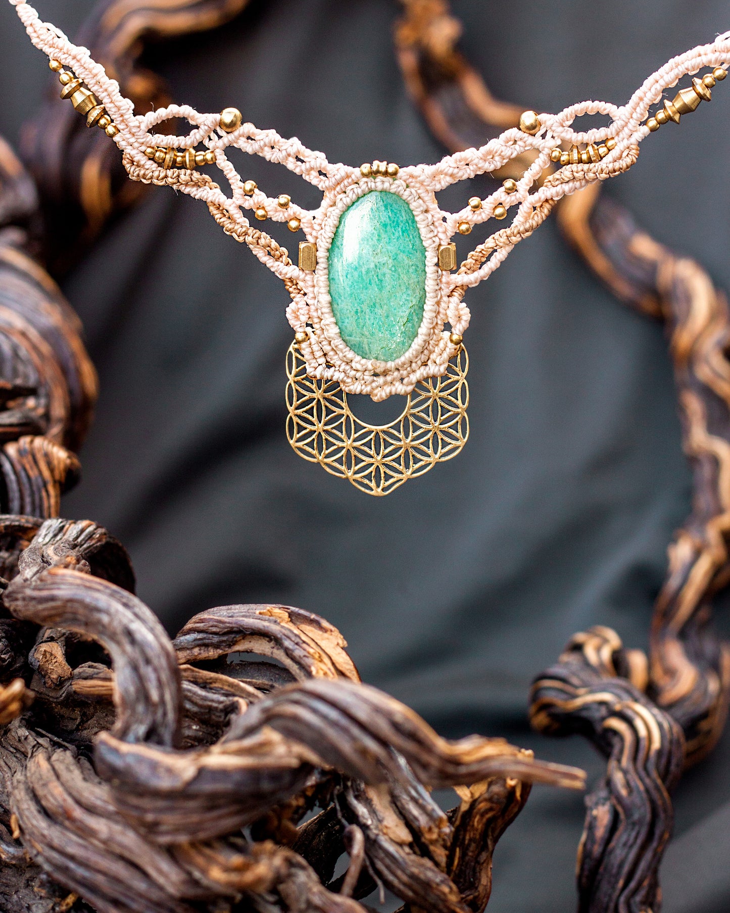 Aurora's Celestial - Amazonite Necklace